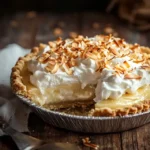 3-Ingredient Coconut Cream Pie with Fluffy Topping